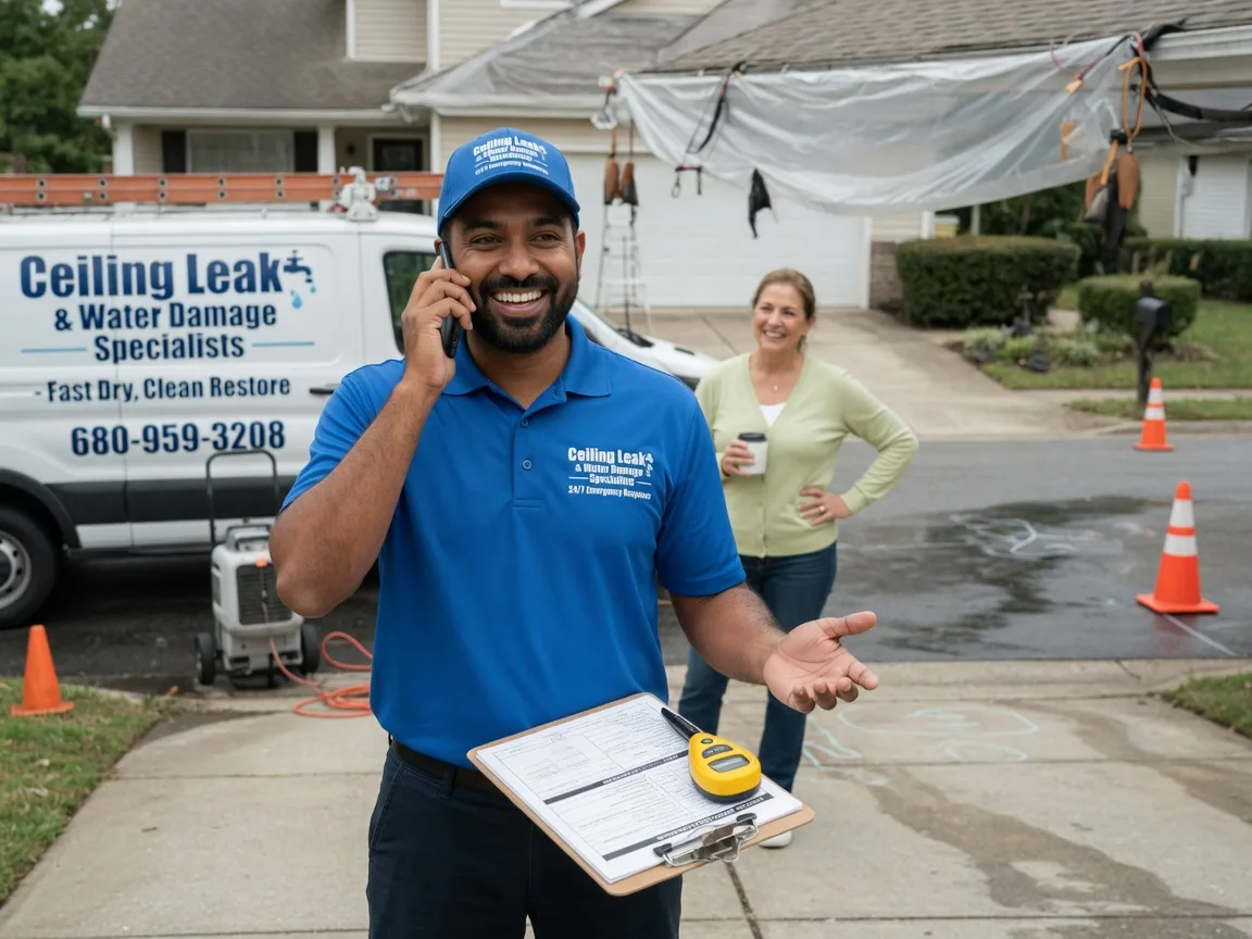 Ceiling Leak Cleanup Nashville, NC FAQs